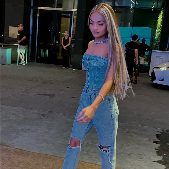 Denim top - Picture 2 of 3